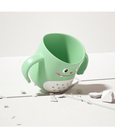 Children s Bathroom Cup Dinosaur Children's Bathroom Mug | Cute Cartoon Shape Tooth Brushing Supplies for Bathroom Travel and Outdoors Cle-ca Green - Buy Online on GoSupps.com