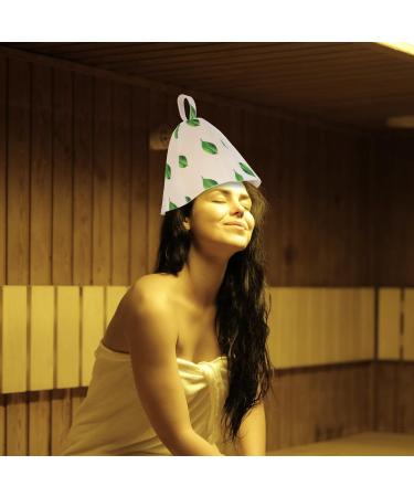 Milist Sauna Hat - 2-Piece Wool Felt Shower Cap & Bath Cap for Women | Assorted Colors | 20x20cm Sauna Accessories - Buy Online on GoSupps.com