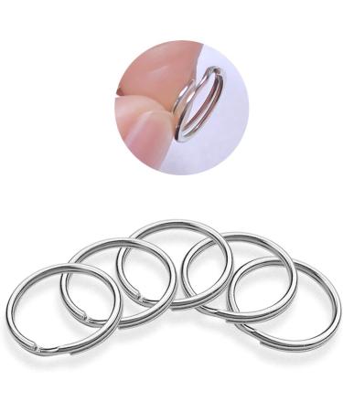 100 Pcs 12mm Split Key Rings Bulk - Small Keychain Connectors for DIY Crafts - Buy Online on GoSupps.com
