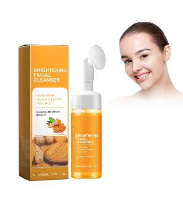 Turmeric Facial Cleanser Turmeric Face Wash Nettoyant pour le visage au curcuma Nettoyant Exfoliant Pour Le Visage Au Curcuma Nettoie le visage du s bum Hydrate la peau