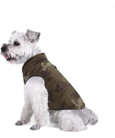 Dog Vlies vest yaodhaod premium dog clothing for small dogs boy or girl sweater dog jacket with linen ring medium -sized dog cat dog sweater dackel chihuahua French bulldog mops (xxxl xxxl camouflage