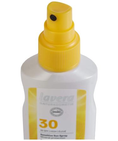 Lavera Sensitive Sun Spray SPF 30 - 100ml | Natural Vegan Sun Care | Certified Eco-Friendly Sunscreen - Buy Online on GoSupps.com