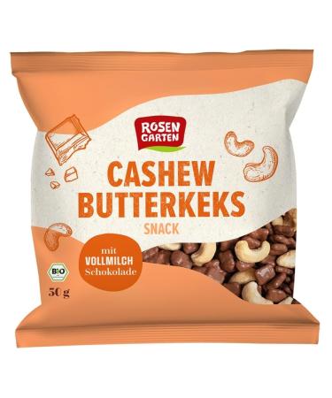 Rosengarten Cashew Butter Cookies, 4-Pack, 50g
