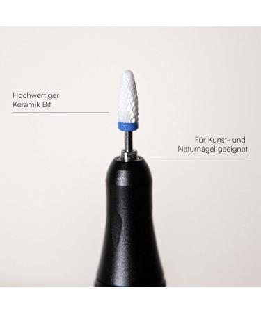 Doonails - PRO Electric Nail File with up to 35000 rpm - Cutter for Gel & Acrylic Nails on Hands and Feet - Wireless Nail Cutter Rechargeable for Mani & Pedicure Set - Buy Online on GoSupps.com