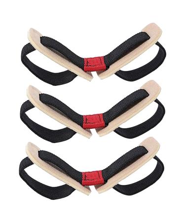 BESPORTBLE Cleat 3pcs Strap Elastic Exercise Bands Thumb Brace Big Splint Hallux Valgus Brace Strap Bunion Strap Stretcher Exerciser Foot Band Sponge Eversion