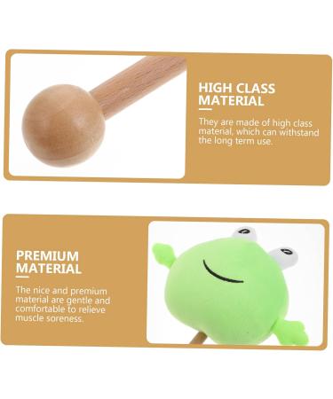 Operitacx Pumice Stone for Feet - 2-in-1 Knock-Back Stick & Plush Massager | Portable Foot Care Tool for Pregnant Women - 38x19x6cm - Buy Online on GoSupps.com