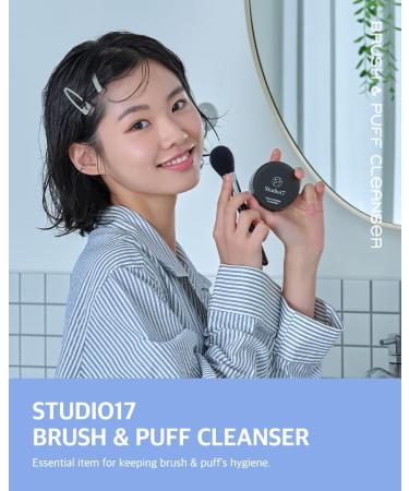 Solid Makeup Brush Cleaner - 300+ Uses | Charcoal Included | Compact & Convenient for Brushes & Puffs - Perfect for Global Shipping - Buy Online on GoSupps.com