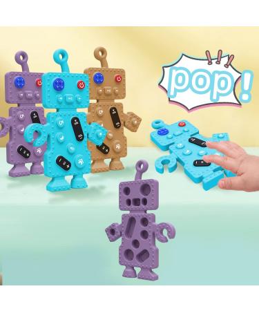 Myvikcar Remote & Robot Teethers + 2PCs Silicone Toy Safety Straps - Buy Online on GoSupps.com