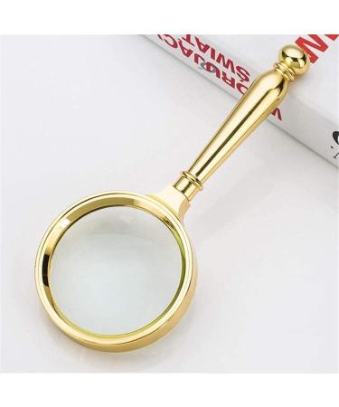 Professional ES Vision aids High Magnification Optical Glass Metal Craft Mirror Gold Bronze 5X Stationery Office Supplies Full of Stars - Buy Online on GoSupps.com