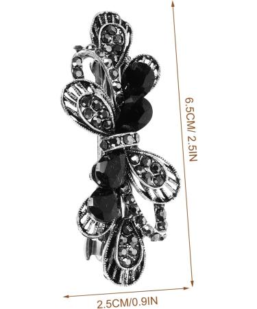 Beaupretty Accessories rhinestone hair clip aesthetic hair accessories bling hair clips for women Fancy hair clips rhinestones hair clip Hair jewelry for wedding Miss bow tie Metal Wedding - Buy Online on GoSupps.com