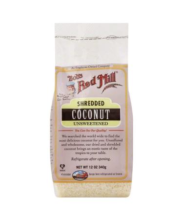 Bob's Red Mill Unsweetened Shredded Coconut, 12 oz