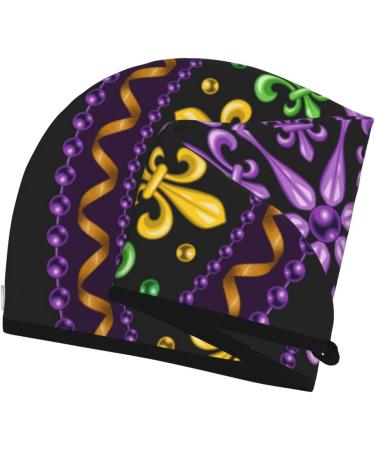 Buy Mardi Gras5 Microfiber Hair Towel - Soft Super Absorbent Wrap for Long Curly & Thick Hair | Quick Dry Coral Velvet Cap for Women - Buy Online on GoSupps.com