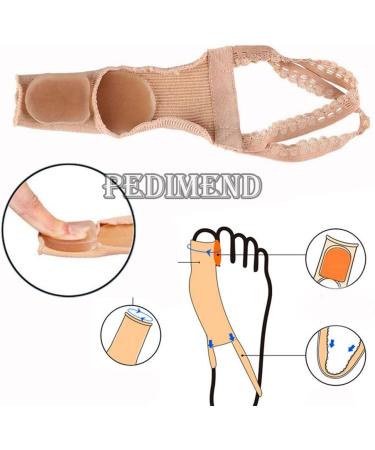 Pedimend Silicone Gel Toe Spreader for Hallux Valgus Relief | Big Foot Alignment & Discomfort Reduction | International Shipping Available - Buy Online on GoSupps.com