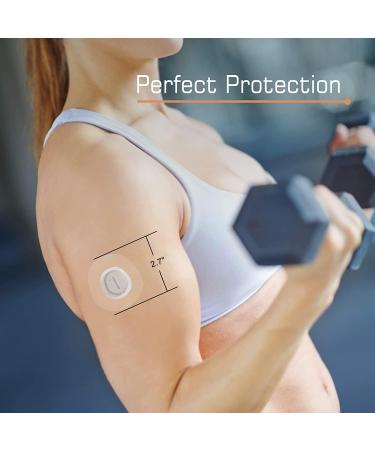Dexcom G7 Adhesive Patches 55-Pack - Waterproof Premium Transparent Hypoallergenic Overpatch - 10 Days Long Stay - Blue - Buy Online on GoSupps.com