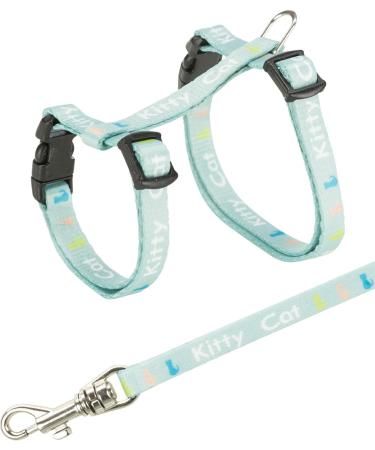 Trixie 4181 Kitten Harness with Leash - Adjustable Nylon 21-33 cm 1.20 m - 2 Pieces Pack - Ideal for International Shipping - Buy Online on GoSupps.com
