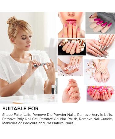 Karlash 10 PCS Professional Double Sided Nail Files - 100/180 Grit Emery Board for Gel Manicure & Pedicure - Buy Online on GoSupps.com