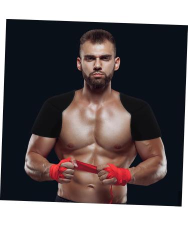 Veemoon Double Shoulder Support Brace - Sports Protector for Pain Relief & Dislocation - Adjustable Shoulder Strap - Size L - Buy Online on GoSupps.com