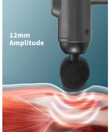 Buy High-Quality Massage Gun - Quiet Percussion Muscle Massager with 2 Heads for Ultimate Body & Shoulder Relaxation - International Shipping Available - Buy Online on GoSupps.com