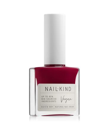 NAILKIND Red Nail Polish - Red Carpet - Classic Nail Varnish - Vegan Nail Lacquer + Peta Certified + Cruelty Free - Quick Drying & Long Lasting - Chip Resistant Manicure - 8ml