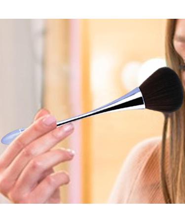 Powder Blush Brush | Portable Slim Powder Makeup Brush - Nail & Cosmetic Brushes Face Makeup Tool for Flawlessly Contouring & Defining grey blue - Buy Online on GoSupps.com