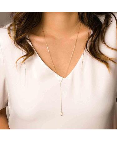 Shop Boho Gold Coin Disc Necklace | Trendy Minimalist Y Lariat Jewelry for Women & Girls - International Shipping Available - Buy Online on GoSupps.com