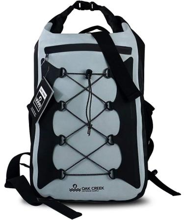 Oak Creek Canyon Falls 30L Dry Bag Backpack. Premium Waterproof Backpack with Padded Shoulder Straps. PVC Construction. Keep Your Gear Dry - Buy Online on GoSupps.com