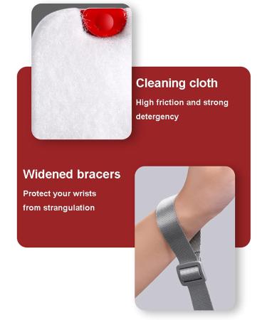 Window Cleaner Wipers Double-Side Glass Cleaner 20-45mm Window Cleaner Glider Washing Brush Equipment Glass Wiper Cleaning Tool for High-Rise and Car Glazed Windows Thickness - Buy Online on GoSupps.com