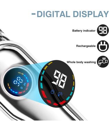 Gabrella Men s Hair Clipper Beard Trimmer Hair Trimmer Shaver for Men Professional Barber Clippers Waterproof Cordless Hair Trimmer Rechargeable Trimmer Male Grooming Set Colorful Guide Combs Sliver - Buy Online on GoSupps.com