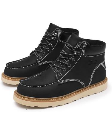 LUODENGLANG Men's Non-Slip Hiking Boots - Waterproof Winter Snow Shoes 7 Black (Mesh Lining) - Buy Online on GoSupps.com