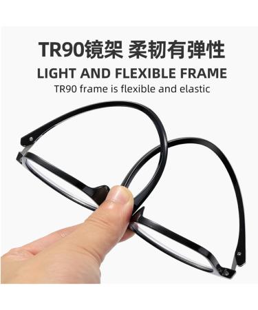 Buy Iynwbjts 2024 Men's HD Ultralight Reading Glasses - Comfortable Bright Black Frame/C1 for Older Adults - Ideal for Mobile Reading (Size: 3.50) - Buy Online on GoSupps.com
