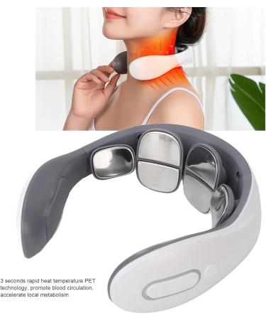 U-Shaped Neck Massage Device - Ergonomic 42 C Hot Compress Deep Tissue & Trigger Point Massager with 6 Heads for Home Office & Travel - International Shipping Available - Buy Online on GoSupps.com