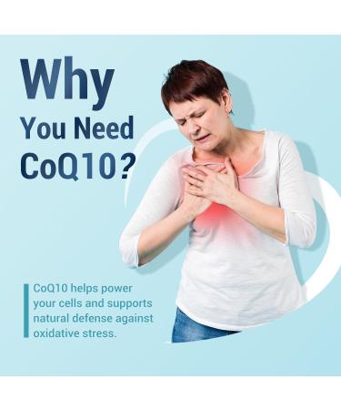 Heivy CoQ10 200mg Per Softgel, 99% Purity High Absorption Coenzyme Q10 Ubiquinol, Support Heart Health, Antioxidants & Energy Supplements, Made in USA, 60 Day Supply, 60 Capsules Unflavored 60 Count (Pack of 1) - Buy Online on GoSupps.com