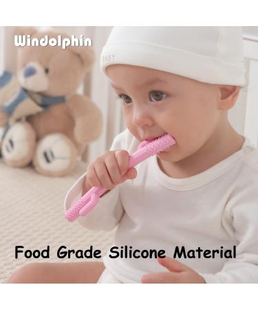 Hollow Teether Tubes 5 Pack - Baby Molar Toy for 0-12 Months - BPA Free & Dishwasher Safe Cactus Teething Toy - Buy Online on GoSupps.com