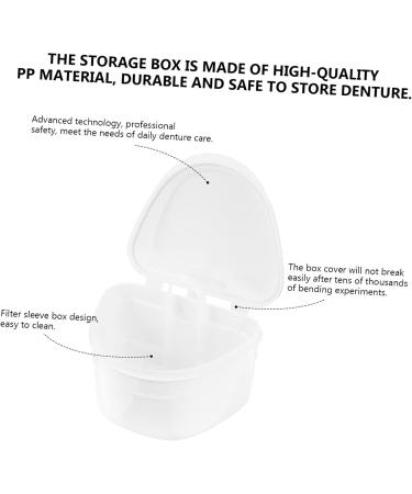 Shop Wofashpuret Prosthesis Care Box - Dental Prostheses Cleaning & Storage Container (9.00x8.00x7.50cm) - International Shipping Available - Buy Online on GoSupps.com