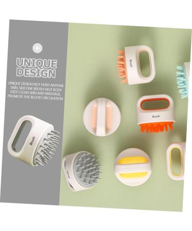 Mikinona Scalp Massage Brush for Shampoo Soft Shower Brush for Deep Cleaning Head Massage Suitable for Thick Curly Baby Hair Easy Use Portable - Buy Online on GoSupps.com