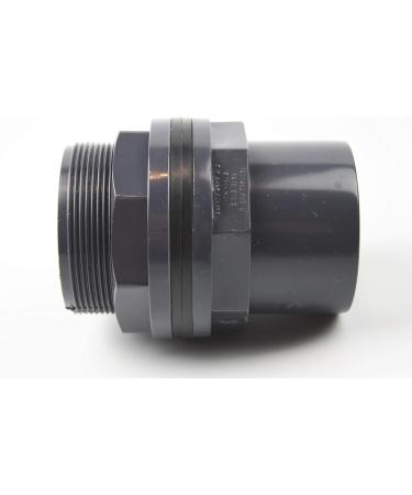 Buy Osaga PVC-U Bushing 63mm 63/75 x 2.5 DN 70 | Adhesive Socket & External Thread DN 75 for Pond Filters - International Shipping - Buy Online on GoSupps.com