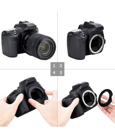 58mm Macro Lens Reverse Ring Adapter for Canon EOS Rebel T6 T7 T5 & More DSLR Cameras - Buy Online on GoSupps.com