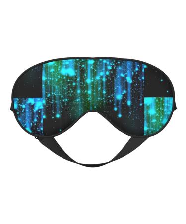 Stars Eye Mask Blackout Eye Mask unisex Sleep Eye Covers with Adjustable Straps Travel Eye Mask 1 Count (Pack of 1)