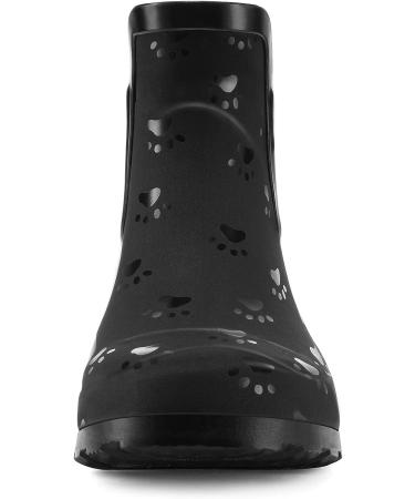K KomForme Women's Ankle Rubber Rain Boots - Waterproof Garden Shoes 9-9.5 Cat Claw Design - Buy Online on GoSupps.com