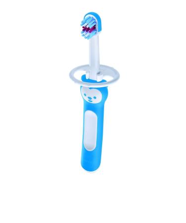 Mam Learn To Brush Toothbrush Set for Children - Long Handle Light Blue 5 Months + | 1 Pack - Buy Online on GoSupps.com