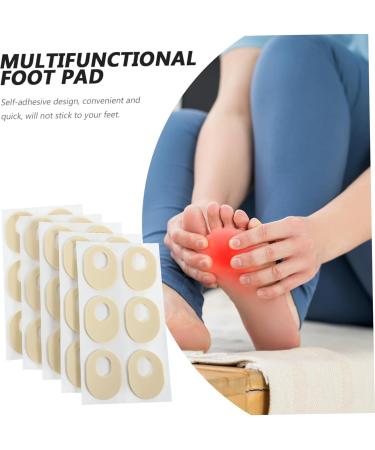 Anneome 5 Sheets Anti-wear Foot Stickers Foot Pad Breathable Corn Pads Corn Pads for Feet Corn and Remover for Feet Corn Pads for Bottom of Foot Pads Bunion Pad Emulsion - Buy Online on GoSupps.com