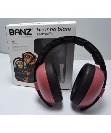 BANZ Infant Earmuffs - Maroon, Hearing Protection for Ages 0-2 Years - Buy Online on GoSupps.com