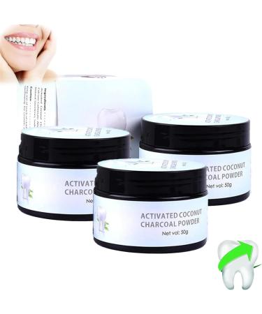 2024 New Tooth Whitening Powder Activated Coconut Teeth Whitening Powder Baking Soda Carbon Tooth Powder Tooth Whitening Effective Remover Stains from Coffee