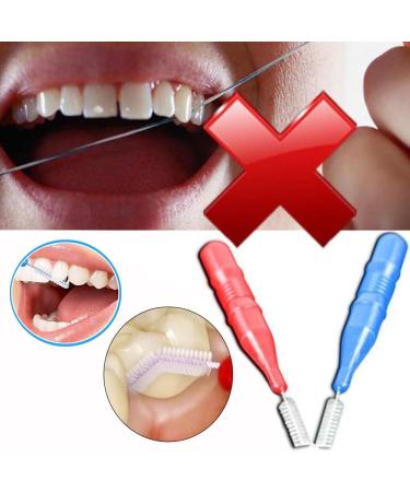 OFKPO Interdental Brush Kit - 50 Pieces Dental Care Tooth Cleaner (2.5 mm & 3.0 mm) - International Shipping Available - Buy Online on GoSupps.com