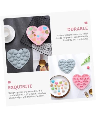 Milisten 10 Pcs Mold Christmas Candy Pride Cape Heart Decor Candy Decor Candy Chocolate Baking Accessories Non- Stick Baking Tool Christmas Decor Biscuit Food Grade Silicone Fondant Cake 17.1x15.1cmx5pcs Pinkx5pcs - Buy Online on GoSupps.com