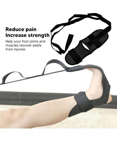 High Elasticity Foot Expansion Belt for Flexibility & Rehabilitation | Ankle Strengthening & Muscle Relaxation - Fascia Extensions (Black) - Buy Online on GoSupps.com
