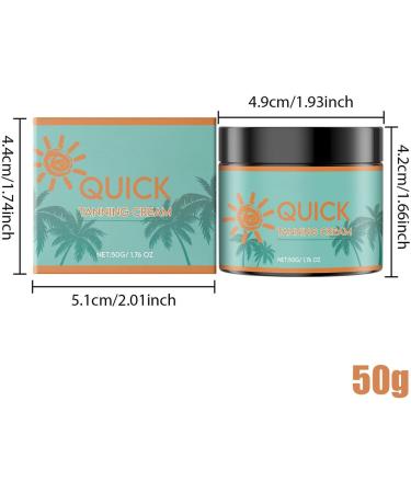  G n rique Tanning Cream Natural Moisturizer -Tanning Lotion Safe Sunless Tanner Formula Long-Lasting Hydration Oil Creams 50g Tan Enhancer for Outdoor Beach Sunbeds and Daily Glow - Buy Online on GoSupps.com