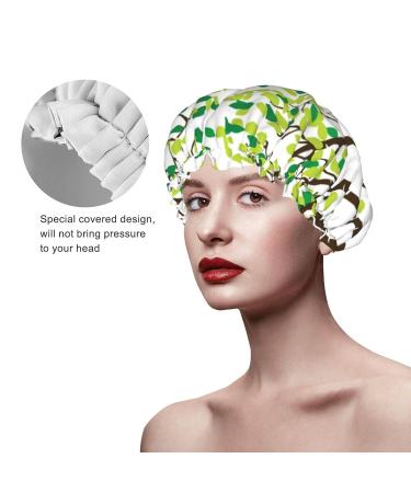 Jungle Printed Waterproof Shower Cap - Fits All Head Sizes and Hair Textures - Buy Online on GoSupps.com