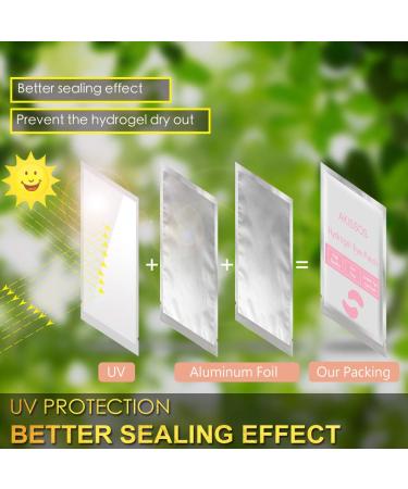 Akissos 100 PCS Hydrogel Eyelash Extension Under Eye Gel Patches - Lint Free Professional Individual DIY Beauty Tool - Buy Online on GoSupps.com