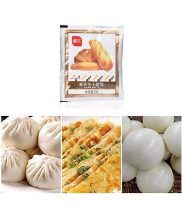 20 Bags Bread Yeast Active Dry Yeast High Glucose Tolerance Kitchen Baking Supplies for Bread Making (5g/Bags) - Buy Online on GoSupps.com